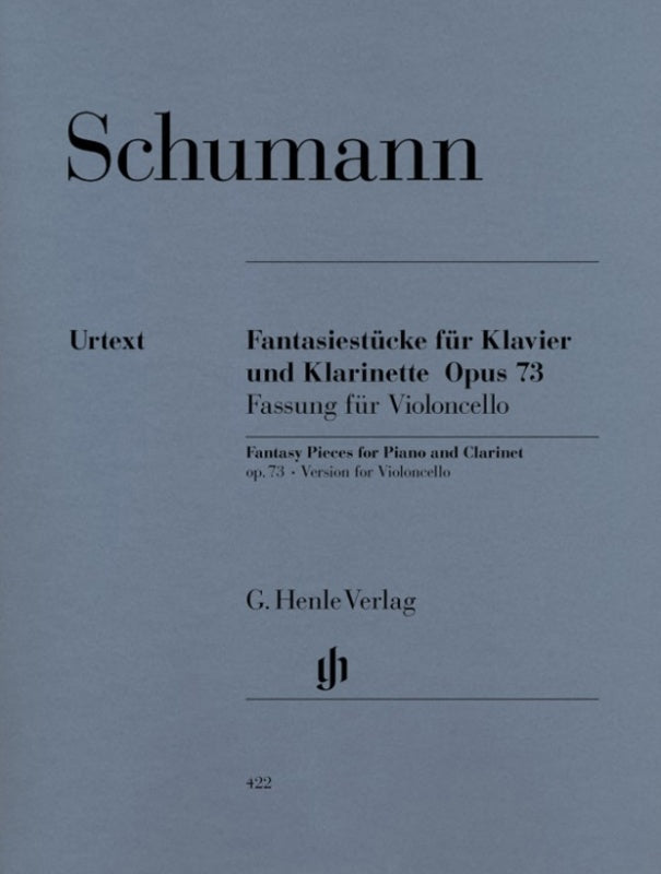 SCHUMANN - FANTASY PIECES OP 73 CELLO/PIANO