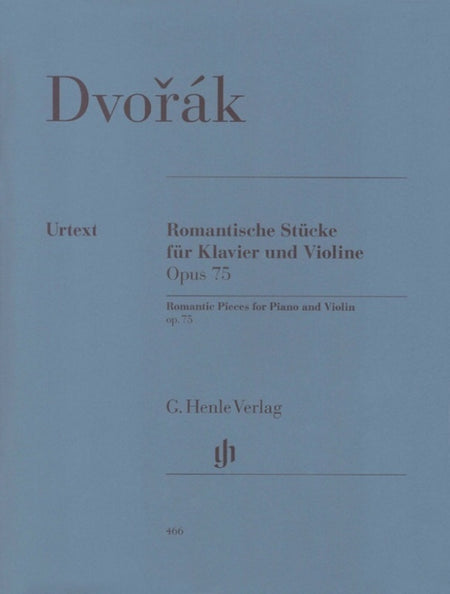 DVORAK - ROMANTIC PIECES OP 75 VIOLIN/PIANO