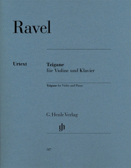 RAVEL - TZIGANE FOR VIOLIN/PIANO URTEXT