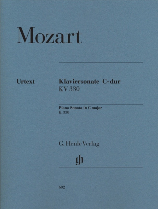 MOZART - SONATA K 330 C ALSO KNOWN AS K 300 H