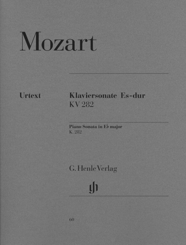 MOZART - SONATA E FLAT MAJOR K 282