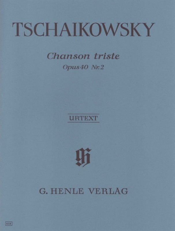 TCHAIKOVSKY - CHANSON TRISTE OP 40 NO 2 URTEXT
