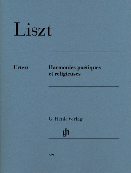 HARMONIES POETIQUES ET RELIGIEUSES URTEXT