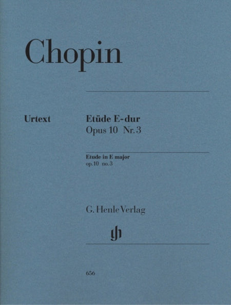 CHOPIN - ETUDE OP 10 NO 3 E TRISTESSE