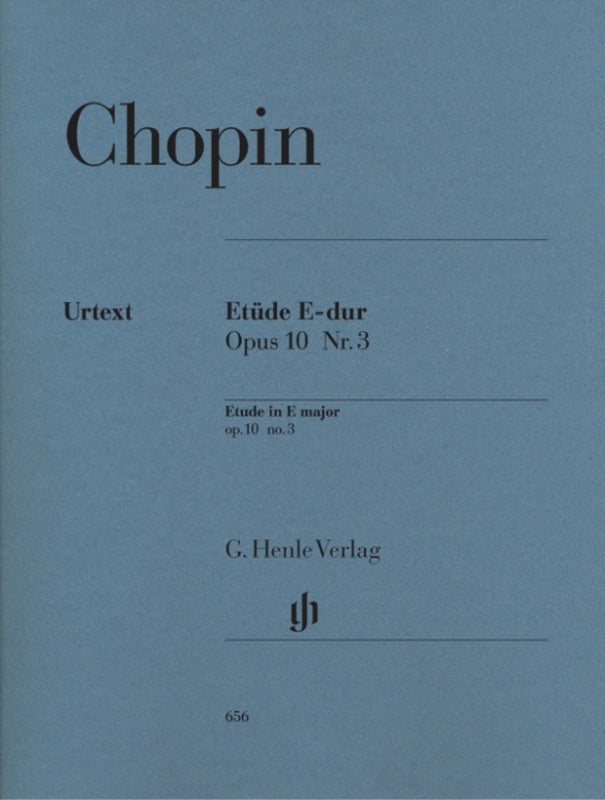 CHOPIN - ETUDE OP 10 NO 3 E TRISTESSE