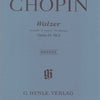 CHOPIN - WALTZ A MIN OP 34 NO 2 URTEXT