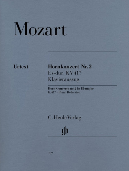 MOZART - CONCERTO NO 2 E FLAT K 417 FRENCH HORN/PIANO