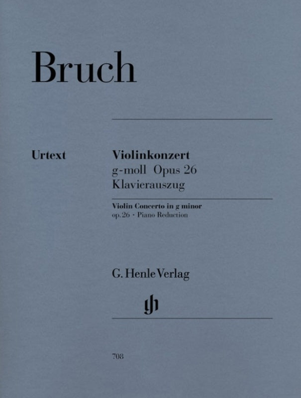 BRUCH - CONCERTO NO 1 G MIN OP 26 VIOLIN/PIANO
