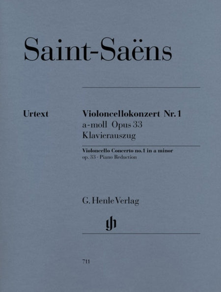 SAINT-SAENS - CONCERTO NO 1 OP 33 A MIN CELLO/PIANO