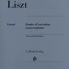 LISZT - TRANSCENDENTAL ETUDES URTEXT