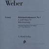 WEBER - CONCERTO NO 1 OP 73 F MIN CLARINET/PIANO URTEXT