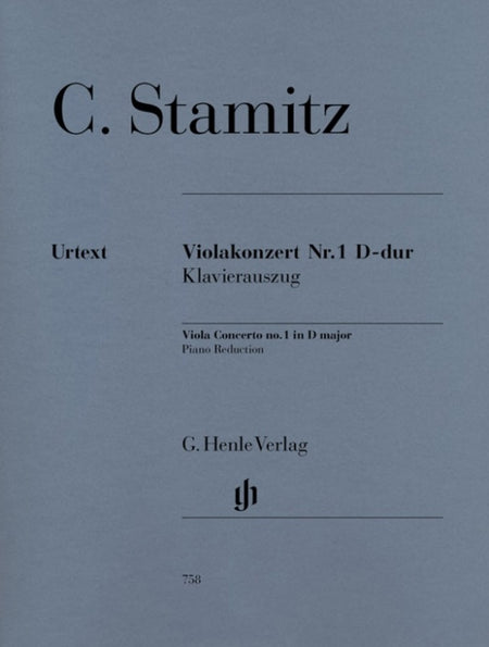 STAMITZ - CONCERTO NO 1 D VIOLA/PIANO