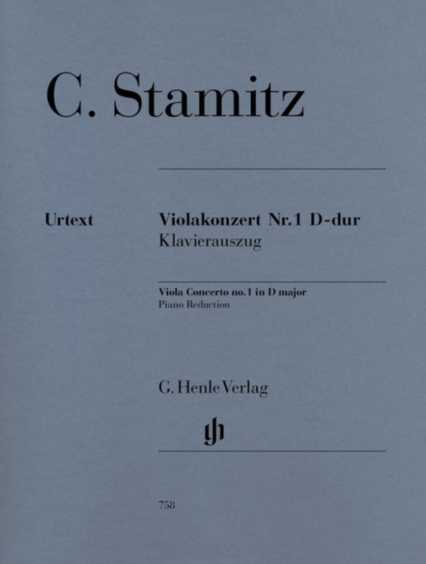 STAMITZ - CONCERTO NO 1 D VIOLA/PIANO