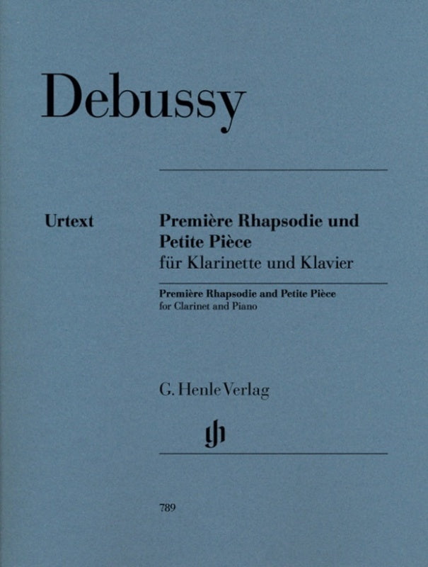 DEBUSSY - PREMIERE RHAPSODIE & PETITE PIECE CLARINET/PIANO