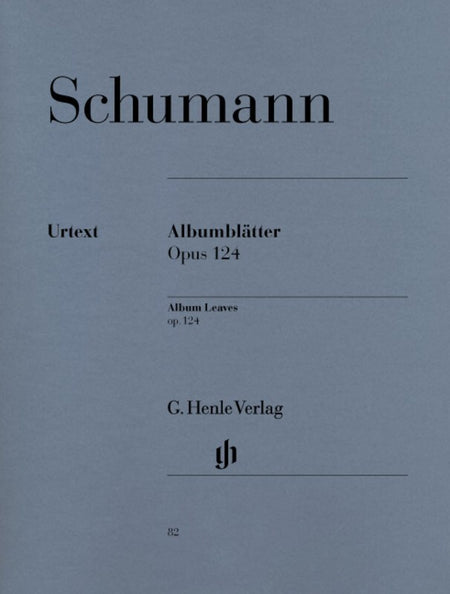 SCHUMANN - ALBUM LEAVES OP 124 URTEXT