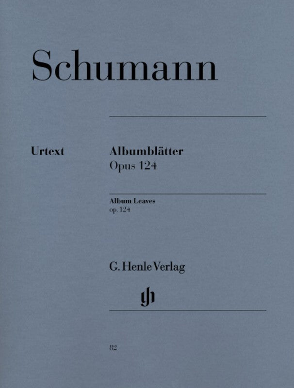 SCHUMANN - ALBUM LEAVES OP 124 URTEXT