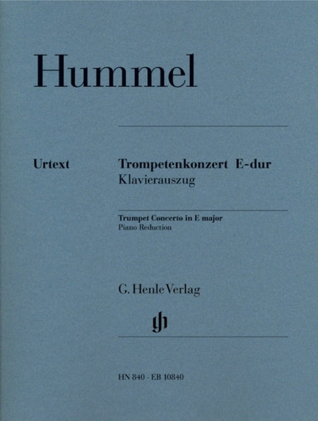 HUMMEL - CONCERTO E ORIGINAL KEY AND E FLAT TPT/PNO