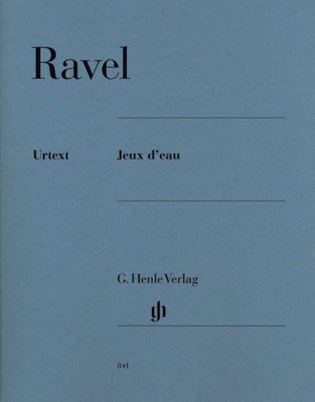 RAVEL - JEUX DEAU URTEXT