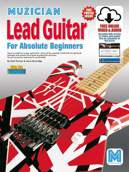MUZICIAN LEAD GUITAR FOR ABSOLUTE BEGINNERS BK/OLA