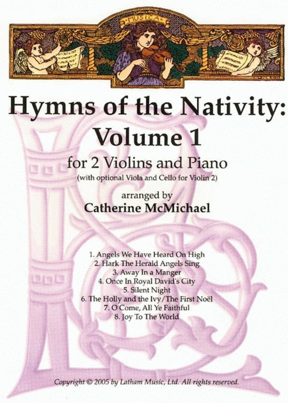 HYMNS OF NATIVITY VOL 1 FOR 2 VIOLINS/PIANO ARR MCMICHAEL