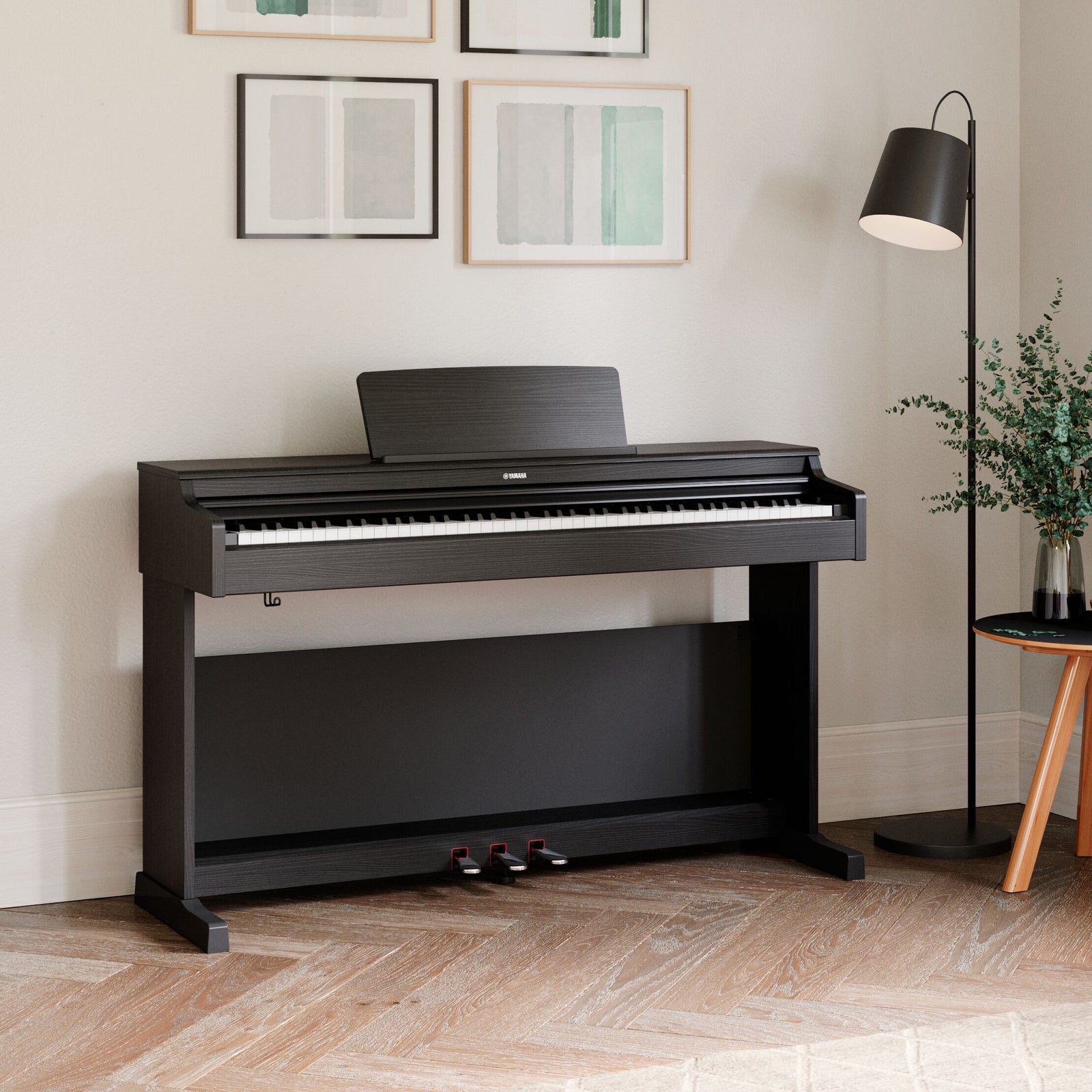 YAMAHA YDP-165B ARIUS DIGITAL PIANO STANDARD SERIES - BLACK FINISH