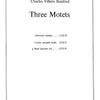 STANFORD - 3 MOTETS NO 3 BEATI QUORUM VIA SSATBB