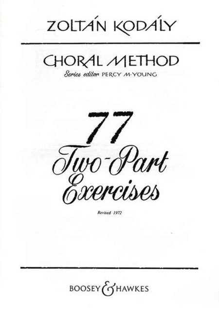 KODALY - 77 2 PART EXERCISES