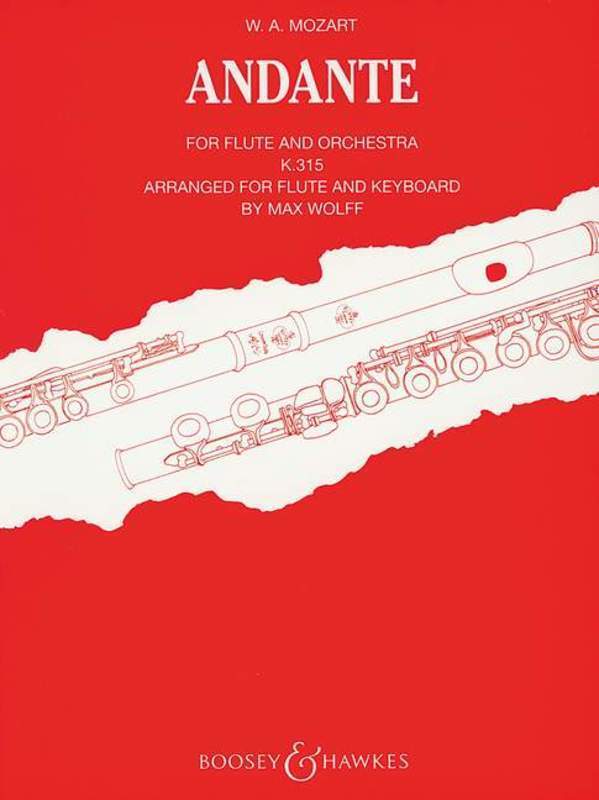 MOZART - ANDANTE K 315 FLUTE/PIANO