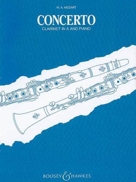 MOZART - CONCERTO A MAJOR K 622 A CLARINET/PIANO
