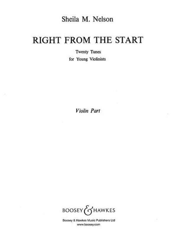 NELSON - RIGHT FROM THE START VIOLIN PART
