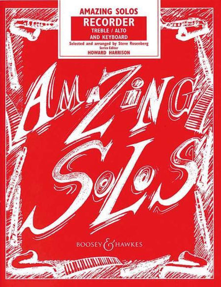 AMAZING SOLOS TREBLE RECORDER/PIANO