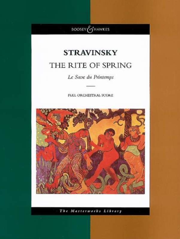 RITE OF SPRING FULL SCORE MASTERWORKS