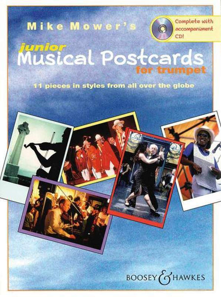 JUNIOR MUSICAL POSTCARDS TRUMPET BK/CD