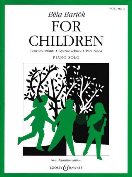 BARTOK - FOR CHILDREN VOL 2 PIANO