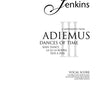 ADIEMUS III DANCES OF TIME SSA VOCAL SCORE