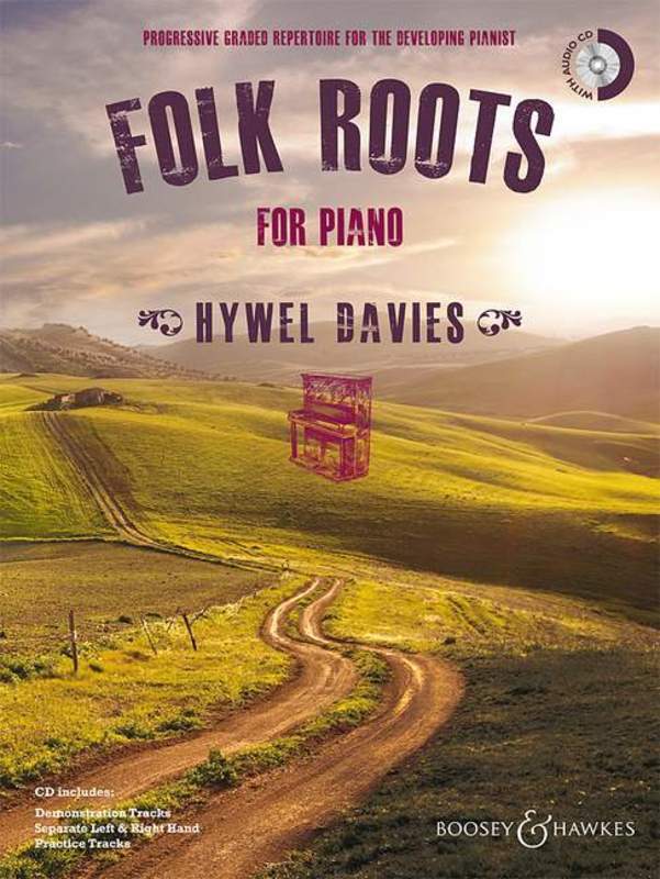FOLK ROOTS FOR PIANO BK/CD