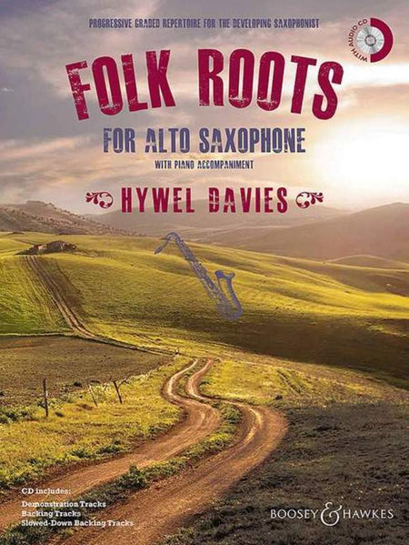 FOLK ROOTS FOR ALTO SAXOPHONE BK/CD