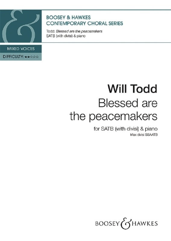 BLESSED ARE THE PEACEMAKERS SATB DIVISI