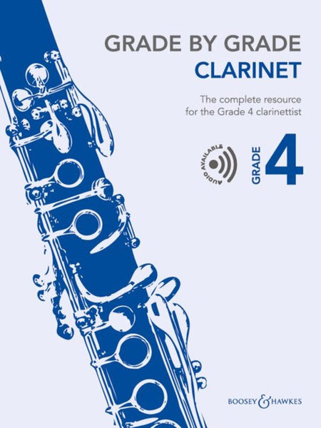 GRADE BY GRADE CLARINET GRADE 4 BK/OLA