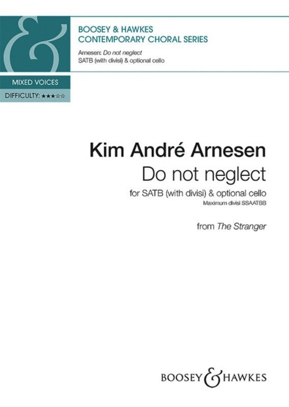DO NOT NEGLECT SATB DIVISI/OPT CELLO