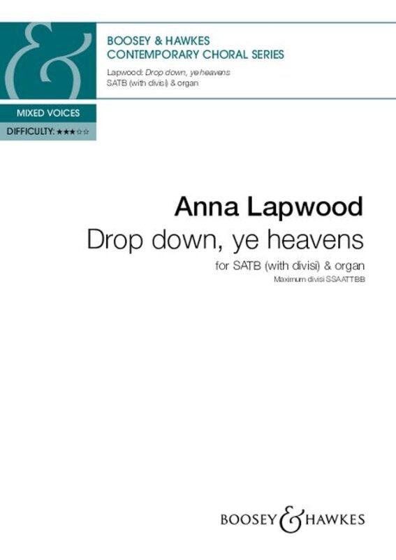 DROP DOWN YE HEAVENS SATB DIVISI/ORGAN