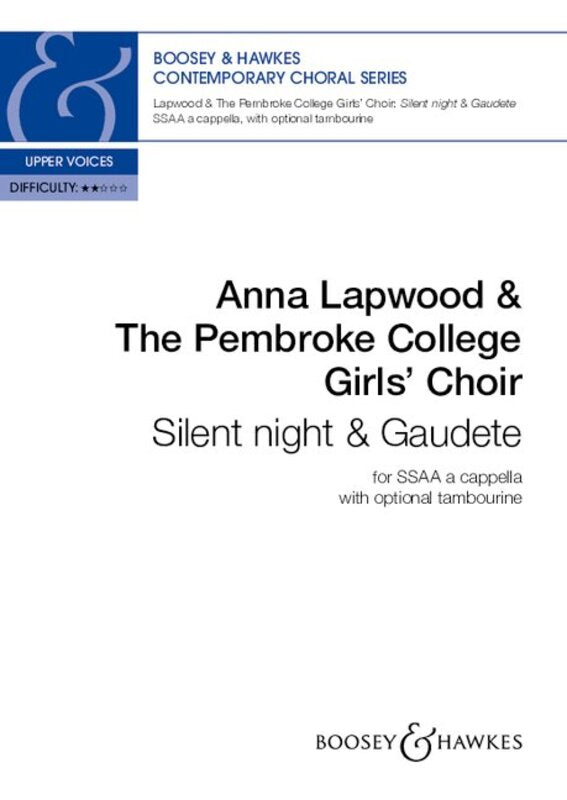 SILENT NIGHT & GAUDETE SSAA A CAPPELLA/OPT TAMBOURINE