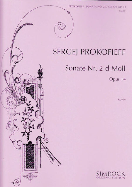 PROKOFIEFF - PIANO SONATA NO 2 D MINOR OP 14