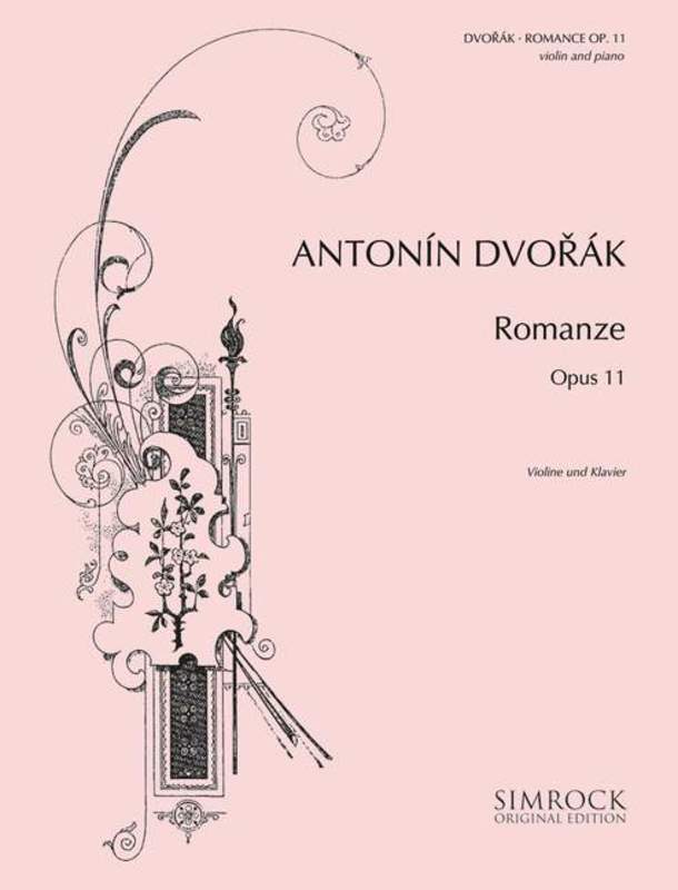 DVORAK - ROMANCE OP 11 FOR VIOLIN/PIANO