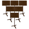 MUSIC STAND SYMPHONY BROWN 6 STANDS