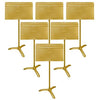 MUSIC STAND SYMPHONY GOLD 6 STANDS