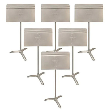MUSIC STAND SYMPHONY SILVER 6 STANDS