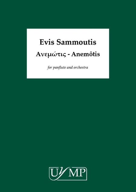 SAMMOUTIS - ANEMOTIS FOR PAN FLUTE/ORCHESTRA SCORE
