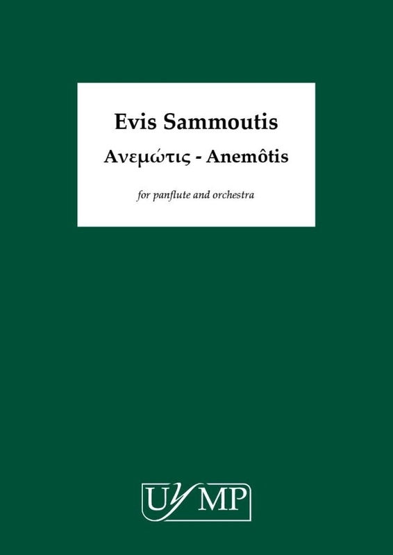 SAMMOUTIS - ANEMOTIS FOR PAN FLUTE/ORCHESTRA SCORE