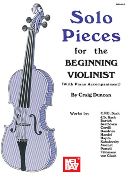 SOLO PIECES FOR THE BEGINNING VIOLINIST